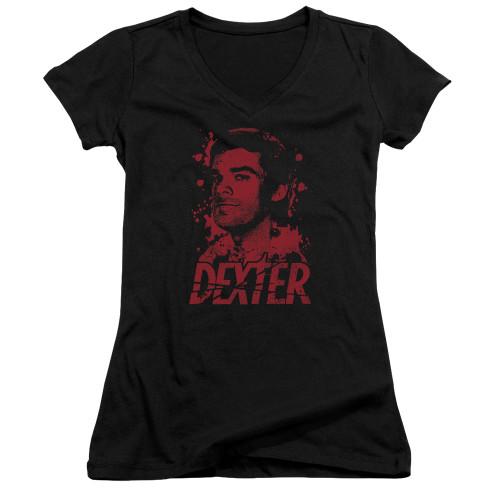 Image for Dexter Girls V Neck T-Shirt - Born in Blood