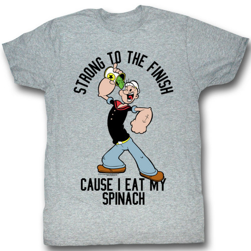 Popeye T-Shirt - Cause I Eat My Spinach