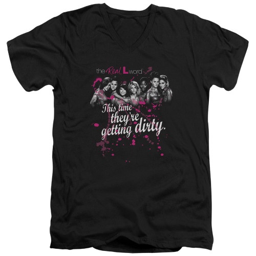 Image for The L Word T-Shirt - V Neck - Dirty