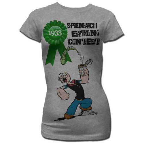 Popeye Girls T-Shirt - Spinach Contest
