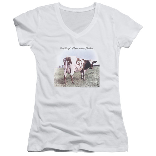 Image for Pink Floyd Girls V Neck T-Shirt - Atom Heart Mother