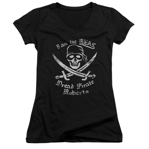 Image for The Princess Bride Girls V Neck - The Real Dread Pirate Roberts