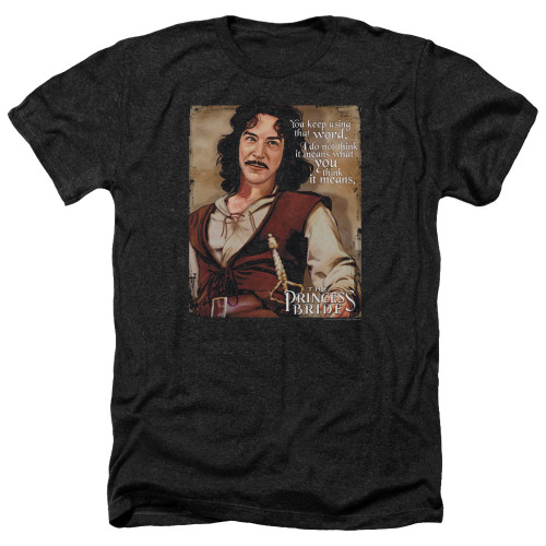 Image for The Princess Bride Heather T-Shirt - You Keep Using that Word