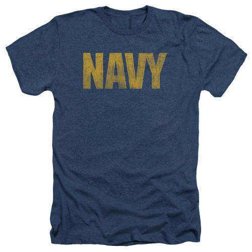 Image for U.S. Navy Heather T-Shirt - Logo