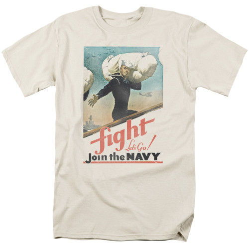 Image for U.S. Navy T-Shirt - Fight Let's Go