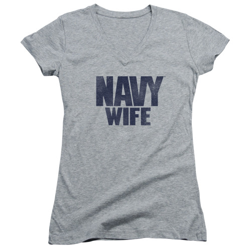 Image for U.S. Navy Girls V Neck - Wife