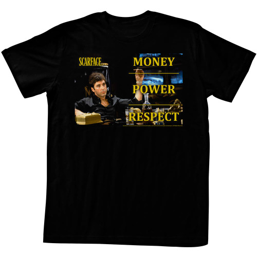 Scarface T Shirt - Money Power Respect