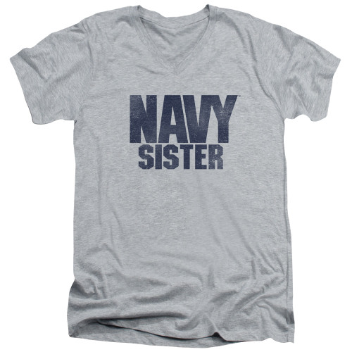 Image for U.S. Navy V Neck T-Shirt - Sister