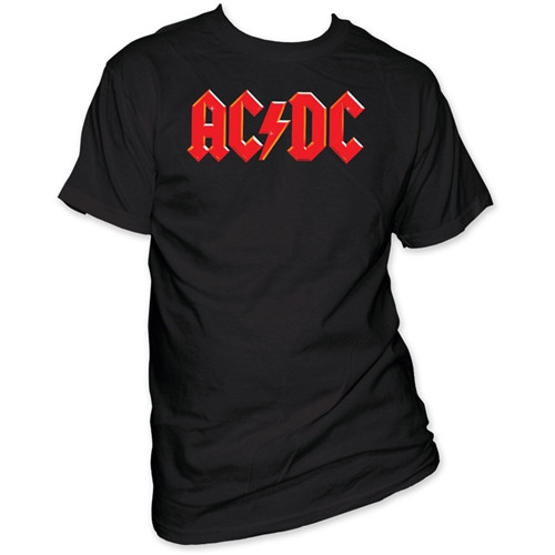 Image Closeup for AC/DC Logo T-Shirt