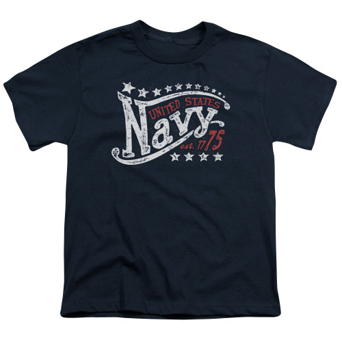 Image for U.S. Navy Youth T-Shirt - Stars
