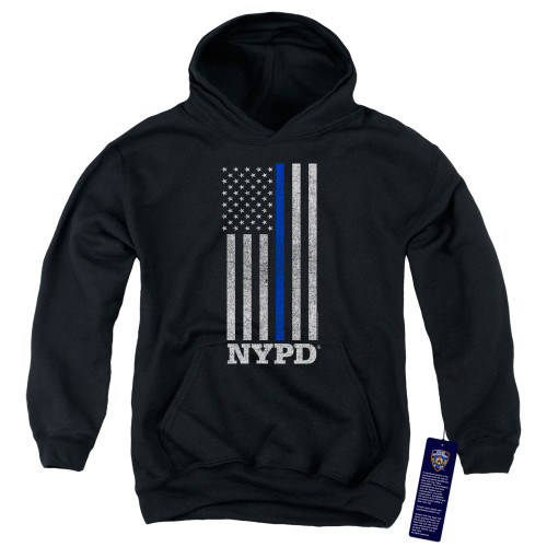 Image for New York City Youth Hoodie - Thin Blue Line