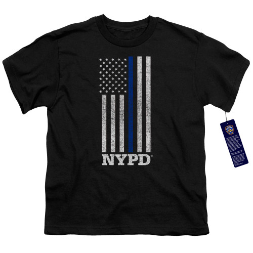 Image for New York City Youth T-Shirt - Thin Blue Line