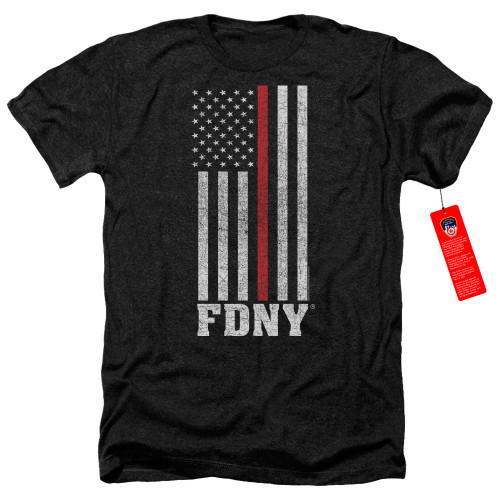 Image for New York City Heather T-Shirt - Thin Red Line