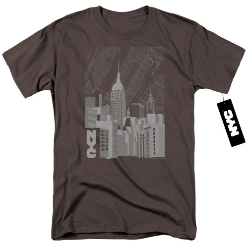 Image for New York City T-Shirt - Manhattan Monochrome