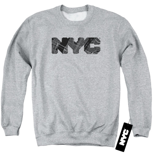 Image for New York City Crewneck - MAP Fill