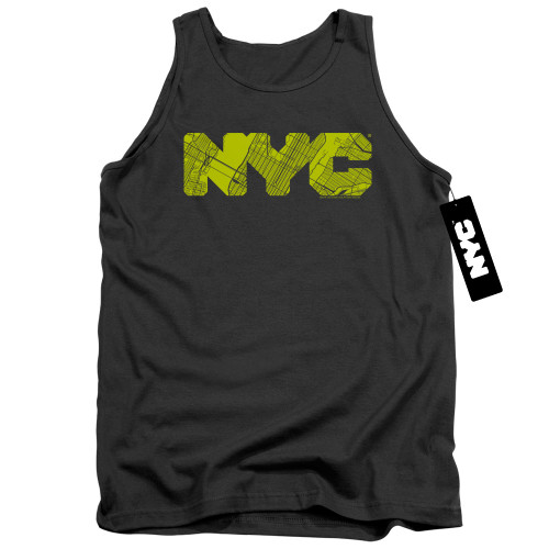 Image for New York City Tank Top - Map