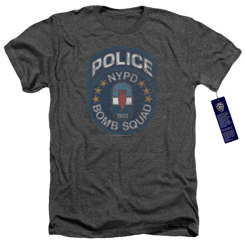 Image for New York City Heather T-Shirt - Bomb Squad