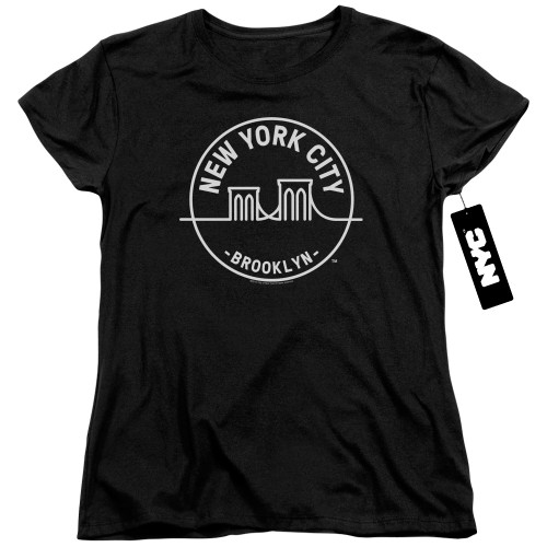 Image for New York City Womans T-Shirt - See NYC Brooklyn