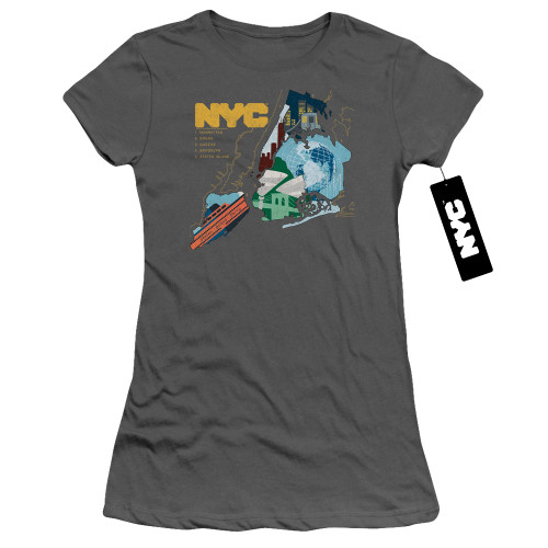 Image for New York City Girls T-Shirt - Five Boroughs