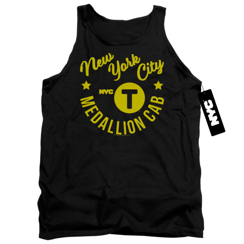 Image for New York City Tank Top - NYC Hipster Taxi Tee