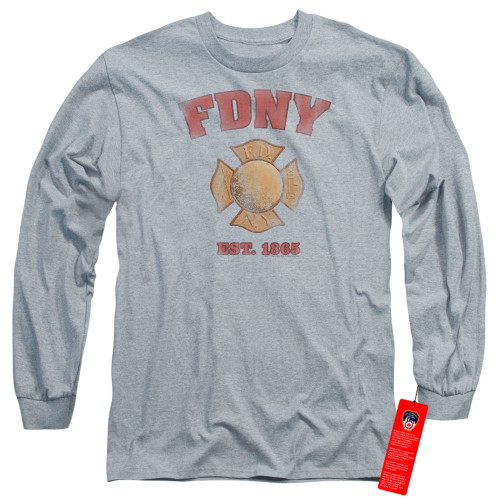 Image for New York City Long Sleeve Shirt - FDNY Vintage Badge