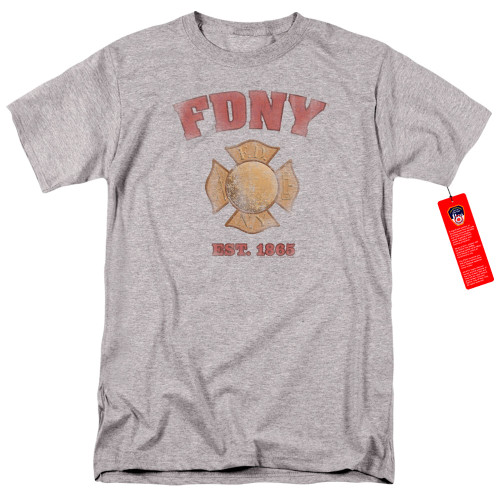 Image for New York City T-Shirt - FDNY Vintage Badge