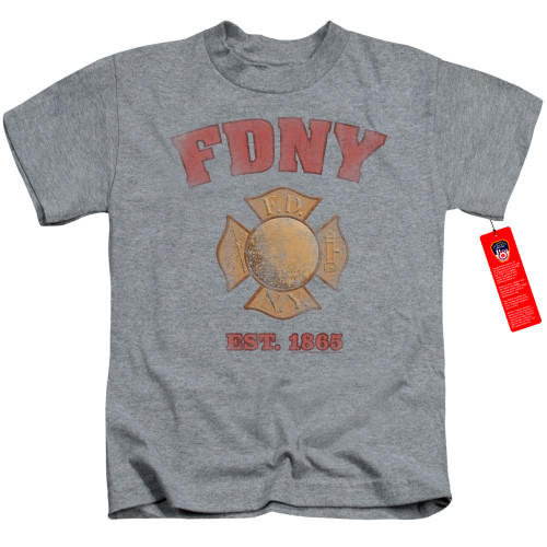 Image for New York City Kids T-Shirt - FDNY Vintage Badge