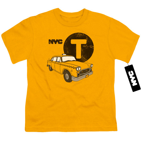 Image for New York City Youth T-Shirt - Yellow Cab