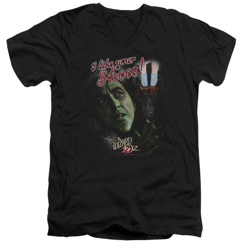 Image for The Wizard of Oz V Neck T-Shirt - I Like Your Shoes