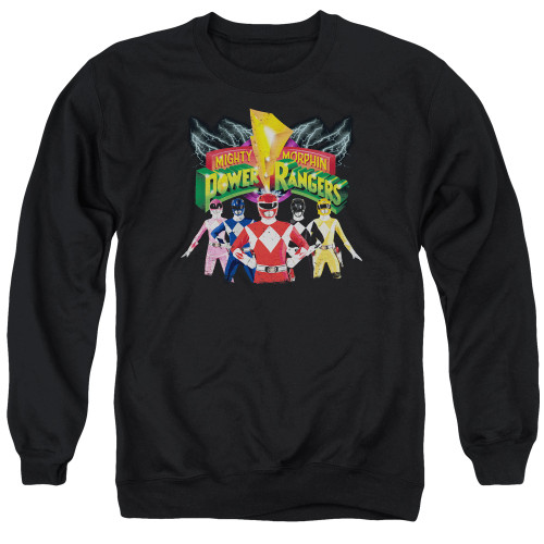 Image for Mighty Morphin Power Rangers Crewneck - Rangers Unite