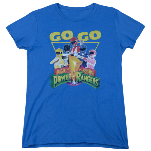 Image for Mighty Morphin Power Rangers Woman's T-Shirt - Go Go