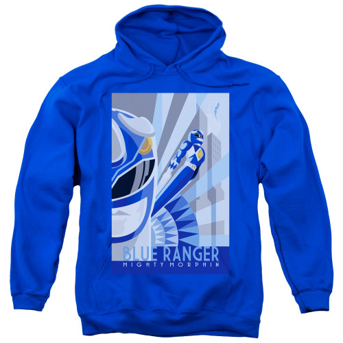 Image for Mighty Morphin Power Rangers Hoodie - Blue Ranger Deco