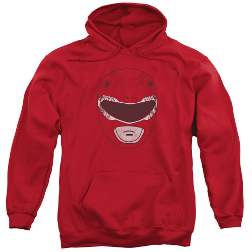 Image for Mighty Morphin Power Rangers Hoodie - Red Ranger Mask