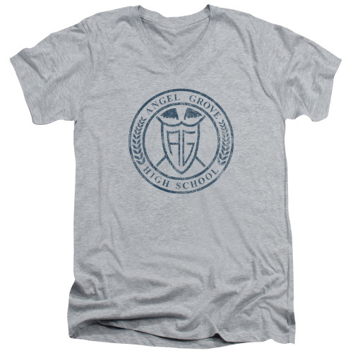 Image for Mighty Morphin Power Rangers T-Shirt - V Neck - Angel Grove High School