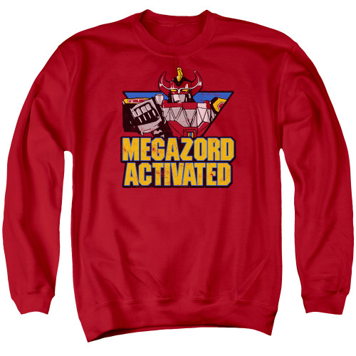 Image for Mighty Morphin Power Rangers Crewneck - Megazord Activated