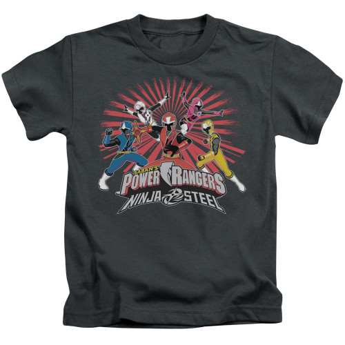 Image for Mighty Morphin Power Rangers Kids T-Shirt - Ninja Blast