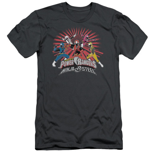 Image for Mighty Morphin Power Rangers Premium Canvas Premium Shirt - Ninja Blast