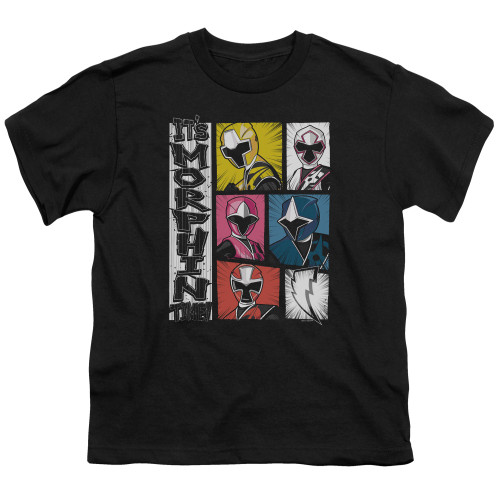 Image for Mighty Morphin Power Rangers Youth T-Shirt - It's Morphin Time