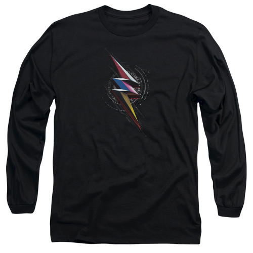 Image for Mighty Morphin Power Rangers Long Sleeve T-Shirt - Bolg Sigil