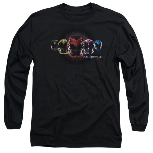 Image for Mighty Morphin Power Rangers Long Sleeve T-Shirt - Head Group