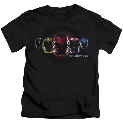 Image for Mighty Morphin Power Rangers Kids T-Shirt - Head Group