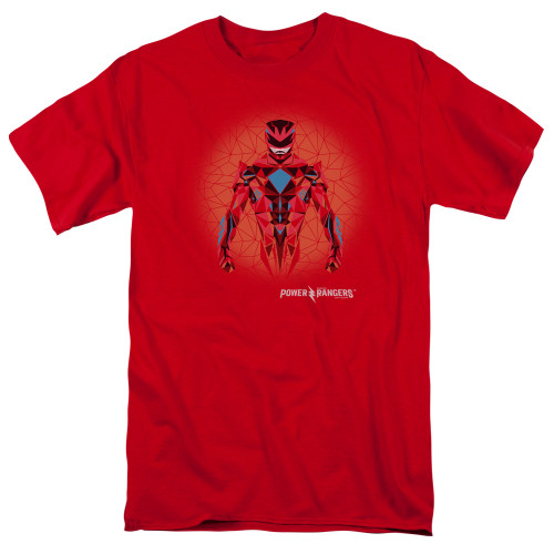 Image for Mighty Morphin Power Rangers T-Shirt - Red Power Ranger Graphic