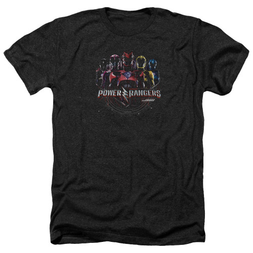 Image for Mighty Morphin Power Rangers Heather T-Shirt - Ranger Circuitry