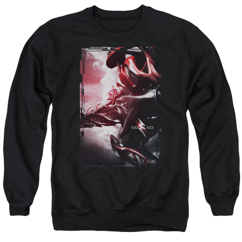 Image for Mighty Morphin Power Rangers Crewneck - Red Zord Poster