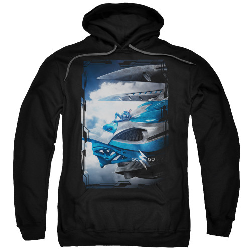 Image for Mighty Morphin Power Rangers Hoodie - Blue Zord Poster