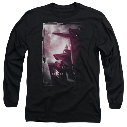 Image for Mighty Morphin Power Rangers Long Sleeve T-Shirt - PInk Zord Poster