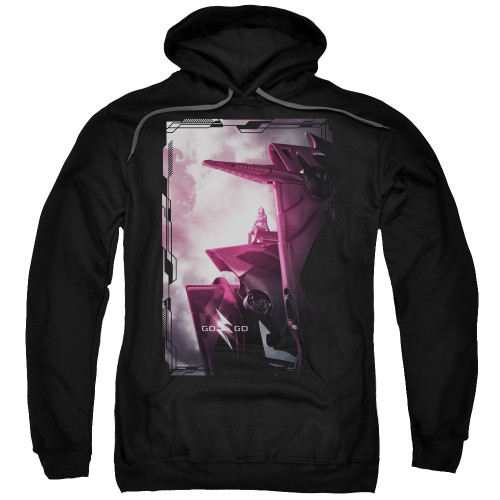 Image for Mighty Morphin Power Rangers Hoodie - PInk Zord Poster