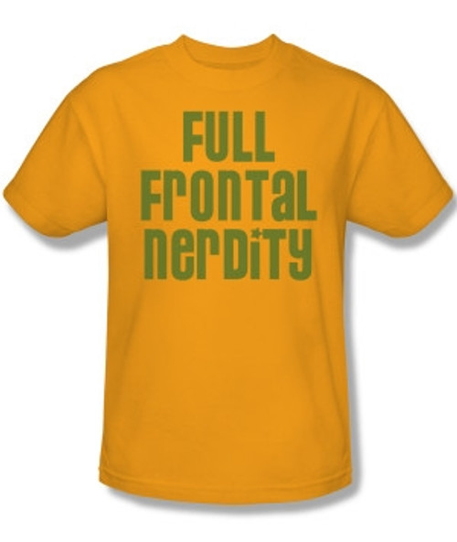 Image Closeup for Full Frontal Nerdity T-Shirt