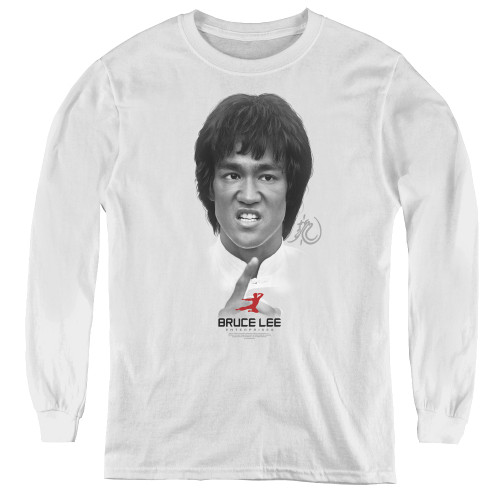 Image for Bruce Lee Youth Long Sleeve T-Shirt - Self Help