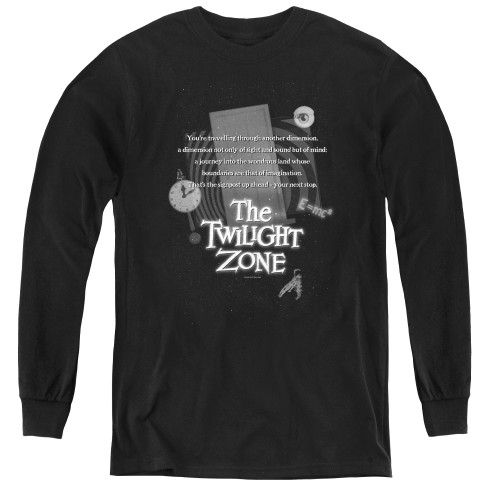 Image for Twilight Zone Monologue Youth Long Sleeve T-Shirt
